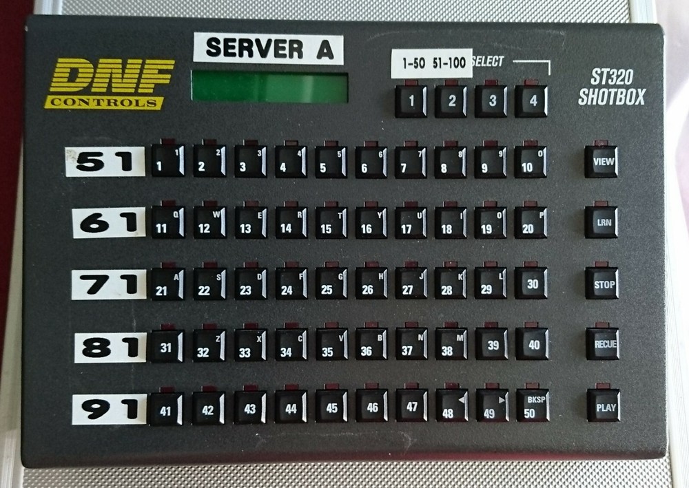 DNF Controls ST320 SHOTBOX  Broadcasting Controller Panel