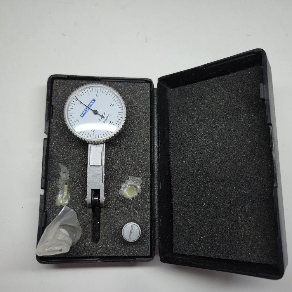 .030" Range Dial Test Indicator Horizontal Jeweled Movement Precision Measuring
