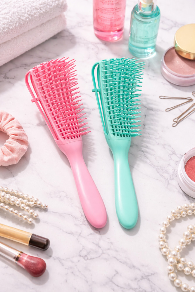 2 Pack Detangling Brush for Curly Hair