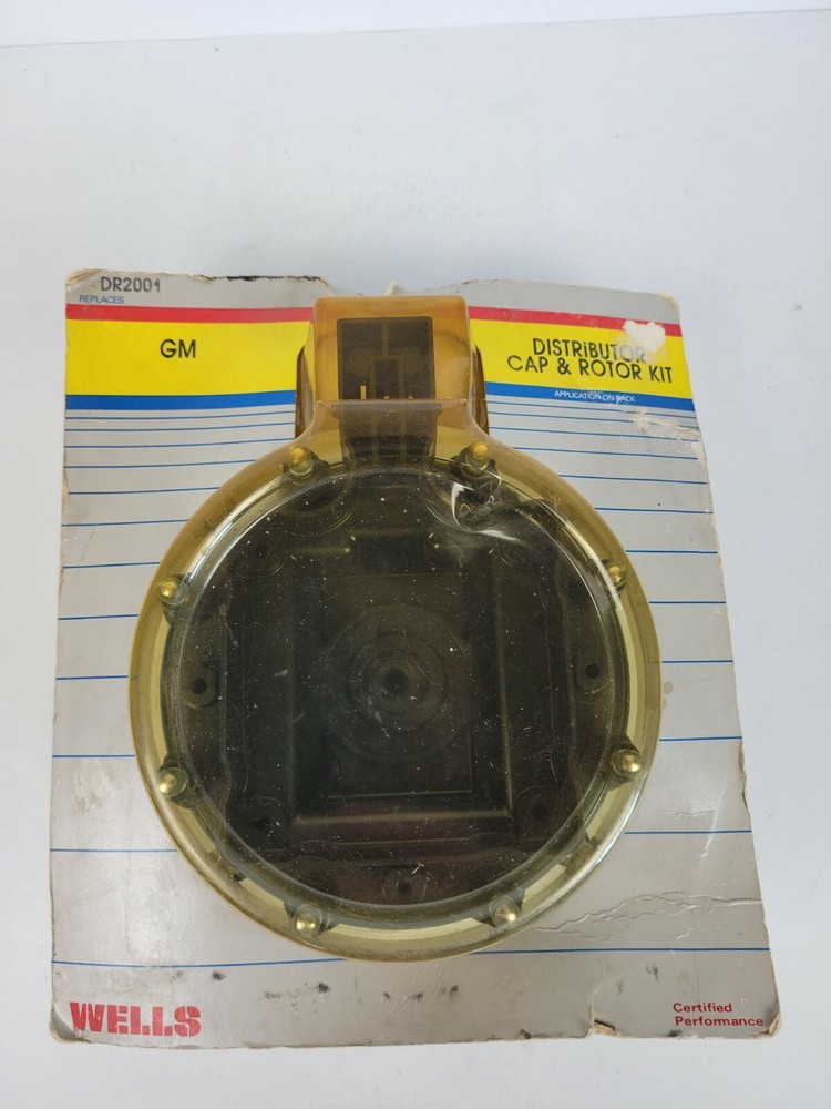 DR2001 GM Distributor Cap And Rotor Kit Wells New