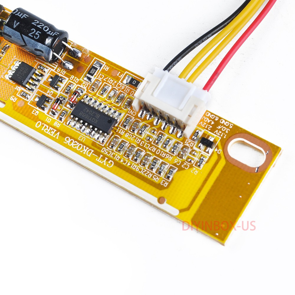 Universal For LCD Screen Panel / Display 1 Lamp-CCFL Inverter board 2Pin New