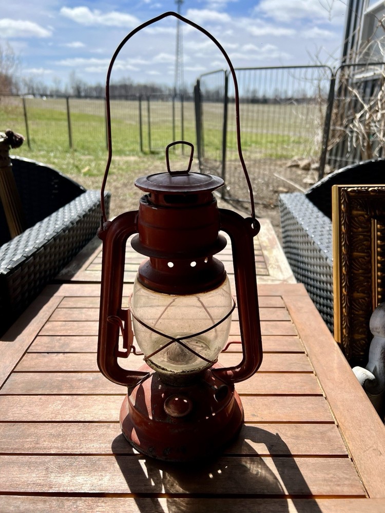 Cool, Old Antique Orange Lantern