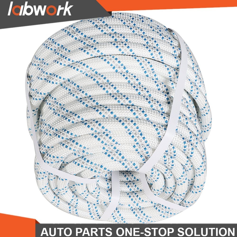 Labwork Pulling Rigging Line 5/8"×150' Double Braid Polyester Arborist Bull Rope