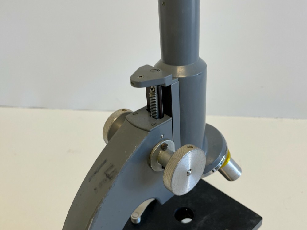 Vintage Bausch & Lomb B&L Microscope with Objectvies