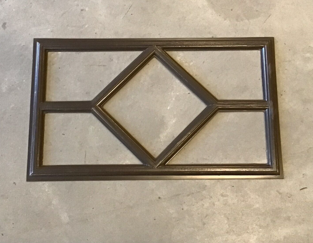 4 Amarr Waterford Replacement Insert for Short Panel Amarr Garage Doors Mahogany