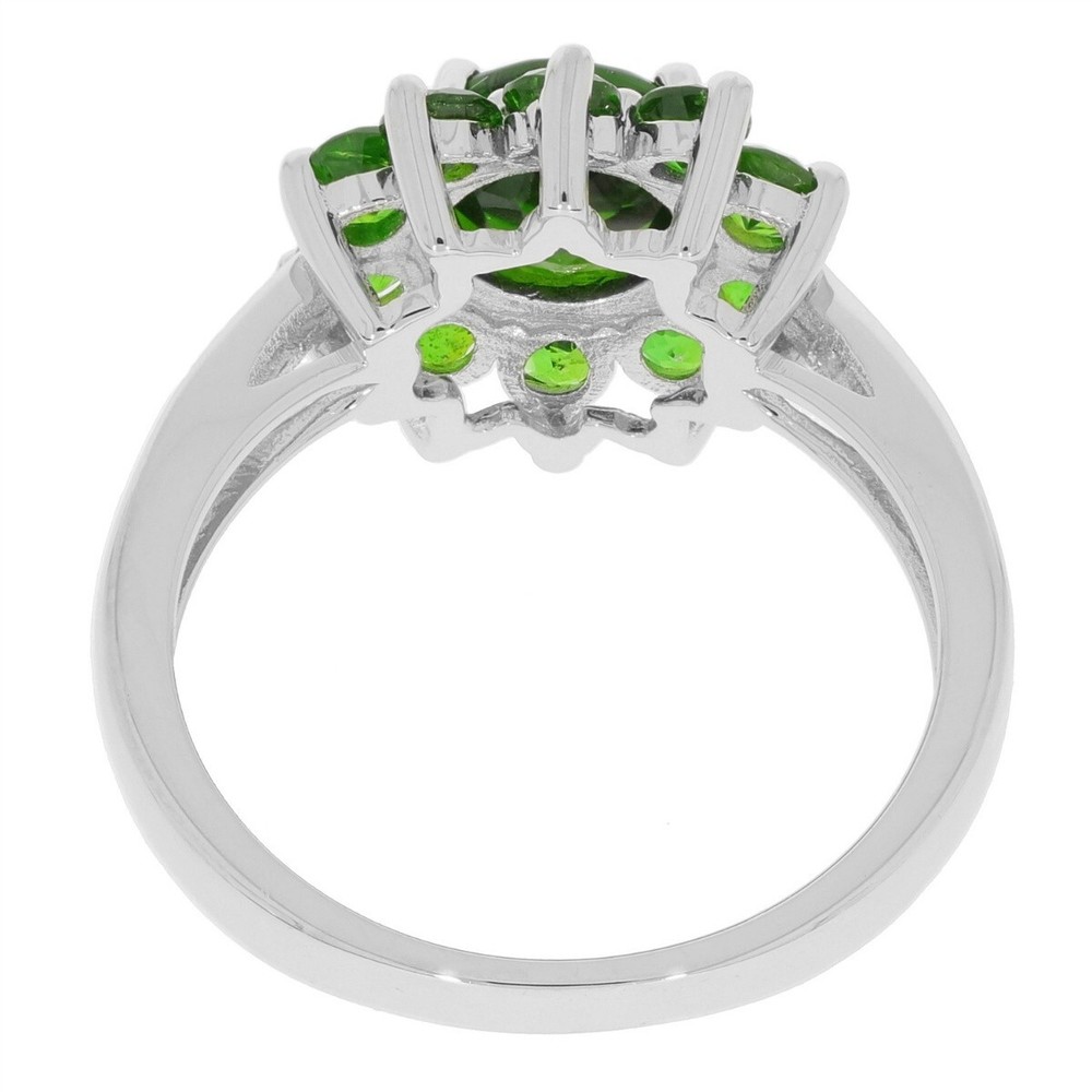 Sterling Silver Semi Mount Ring Setting RD 7x7mm RD 2.75x2.75mm White