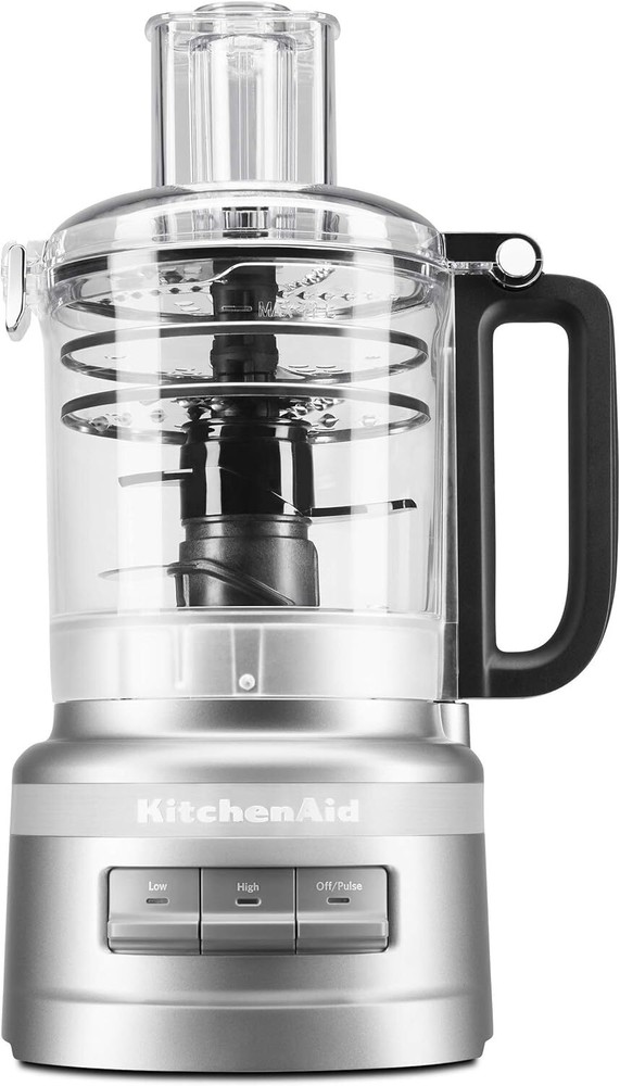 KitchenAid RRKFP0919CU 9 Cup Plus Food Processor - Contour Silver, Used