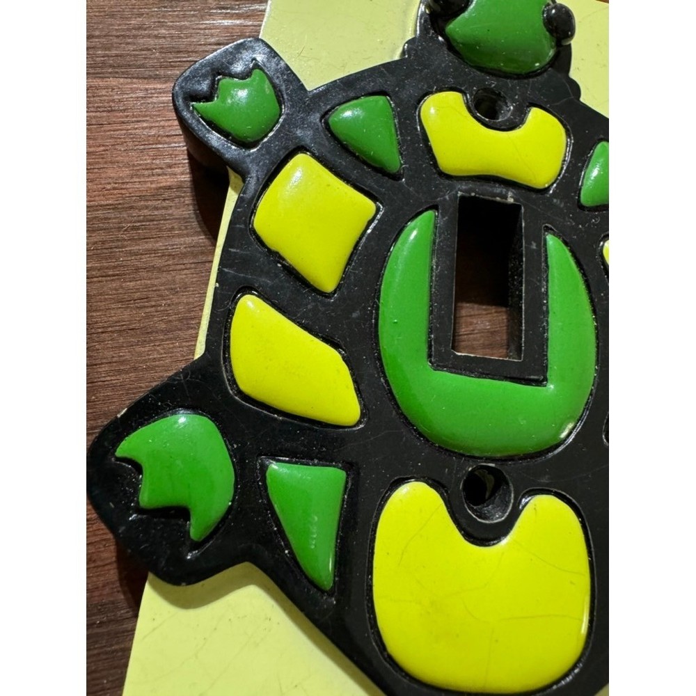 Vintage 3D Turtle Light Single Switch Cover Coastal Decor