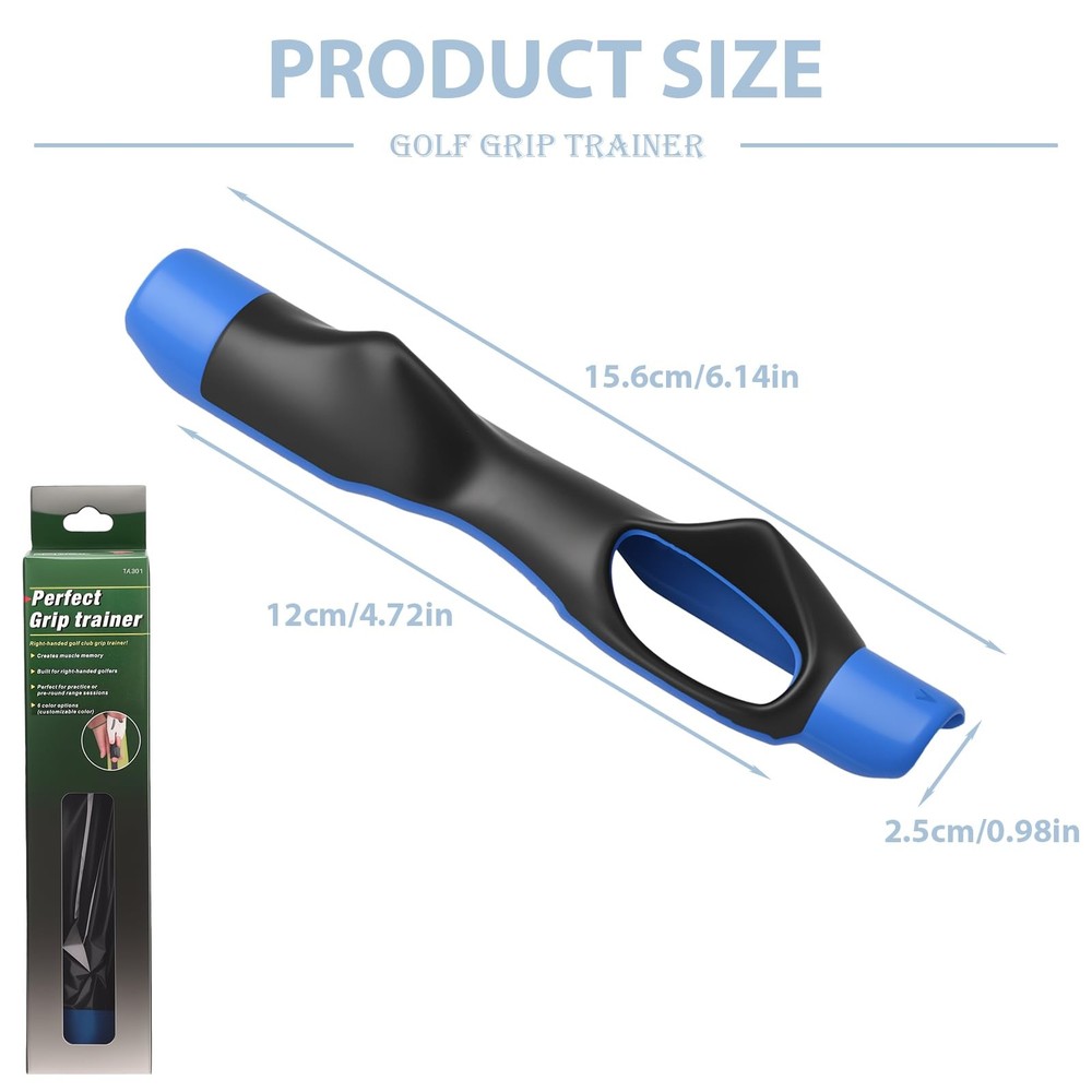 SISABAMA Golf Grip Trainer Right Hand Golf Swing Practice Training