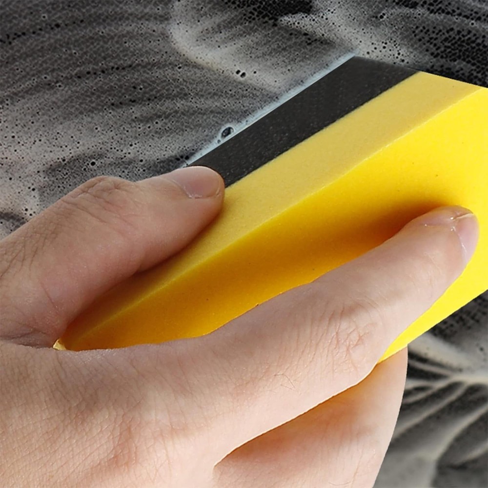 6 Pcs Tire Applicator Dressing Shine Sponge, Tire Dressing Applicator Pads, Colo