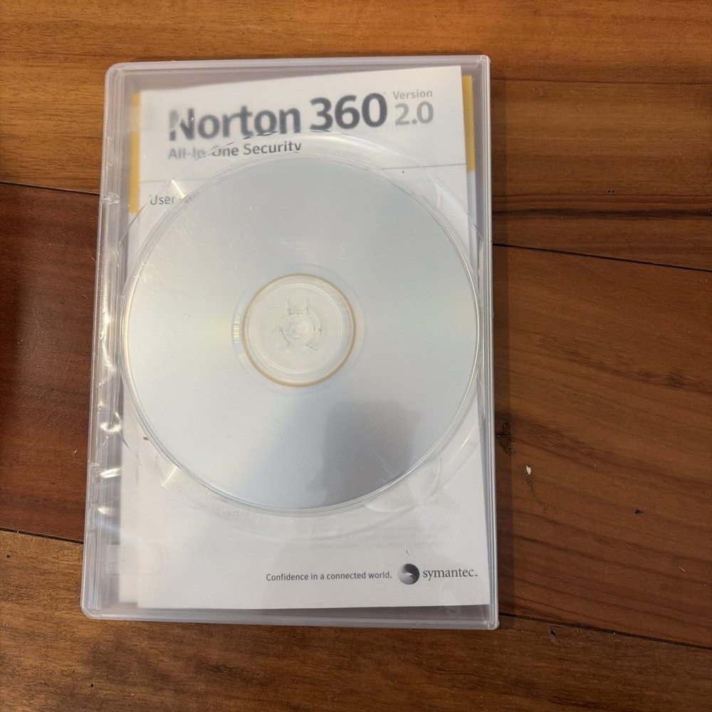 Norton 360 2.0 All-In-One Security Software CD And Key Version 2.0