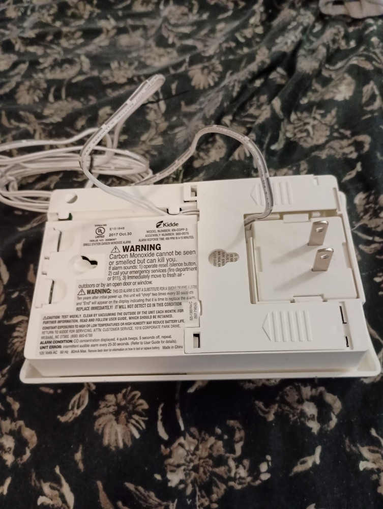 Kidde 900007601 Nighthawk Carbon Monoxide Alarm with Digital Display - White