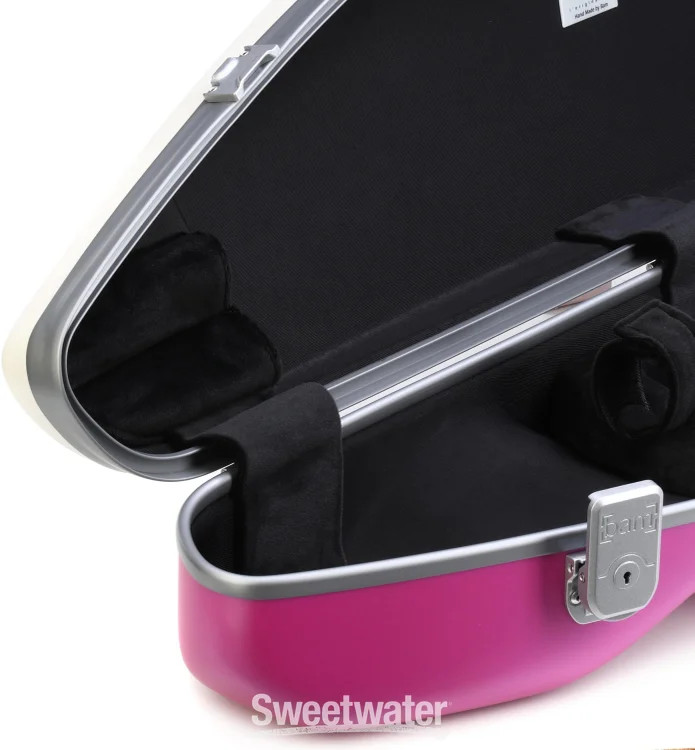 BAM BonBon Hightech Violin Case - White/Violet