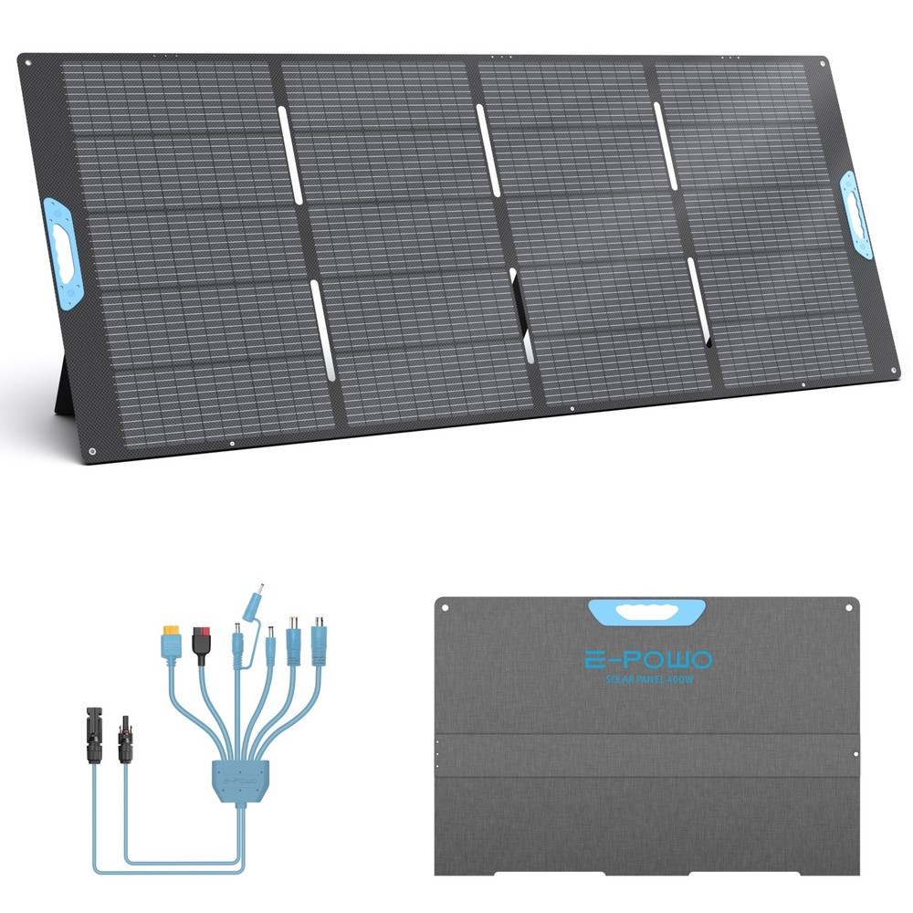 E-POWO 400W Solar Panel for Anker Jackery Ecoflow Power Stations Refurbished