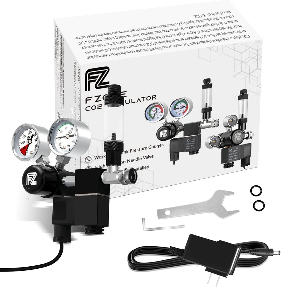 High Precision CO2 Regulator for Aquariums with Bubble Counter and Accessories
