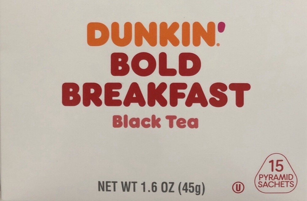 Dunkin Bold Breakfast Black Tea Per Box less than $12 (12 individual BOX)