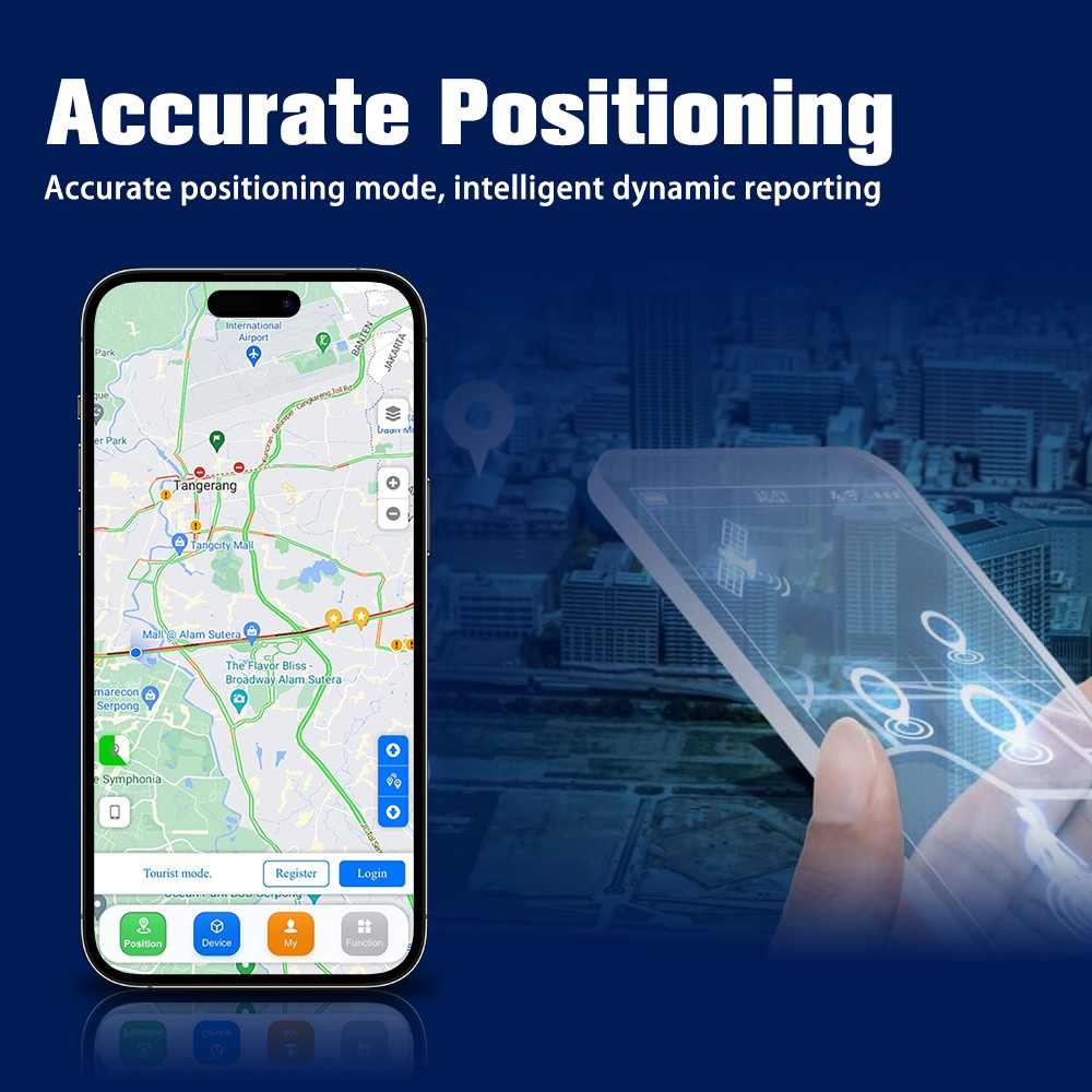 4G LTE GPS Tracker Real-time Positioning OBD Tracker Support IOS & Android Apps