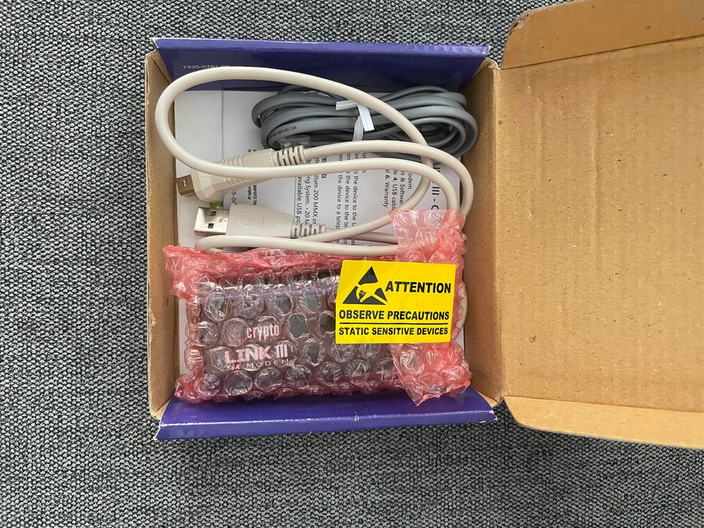 Crypto Link III usb modem 56k V.92