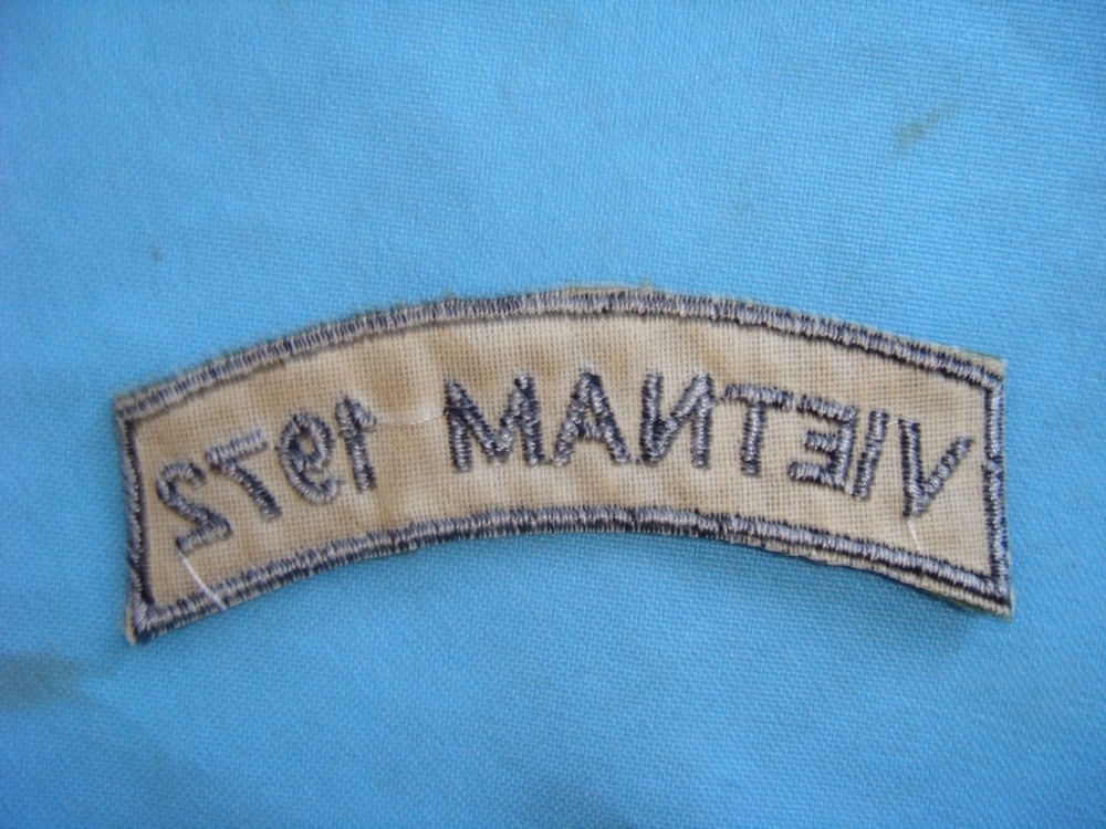 SUBDUED TAB PATCH " VIETNAM 1972 "