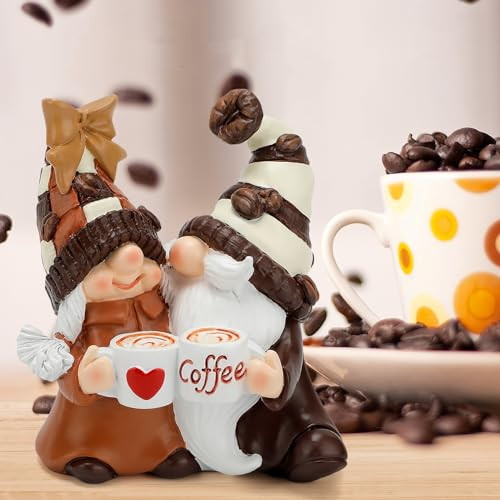Coffee Gnomes Coffee Bar Decor Accessories Spring Summer Gnome Decorations