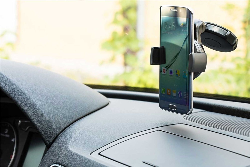 Suction Cup Smartphone Car Mount Slim