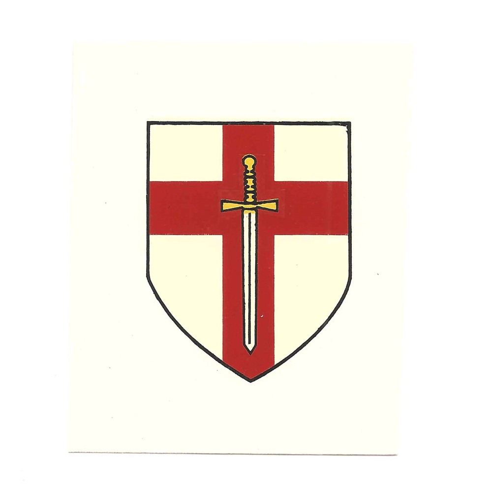 British WWII Unit Helmet Decal: British 1st Army