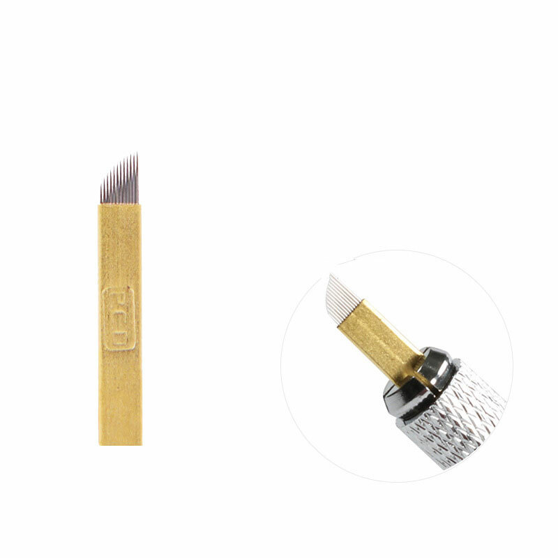 PCD 12 Pins Needles Tattoo Eyebrow Microblading Permanent Manual Makeup Blades