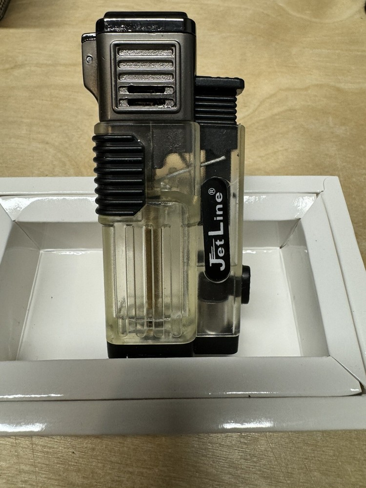Jetline Gotham Lite Triple Jet Cigar Lighter - Clear - New
