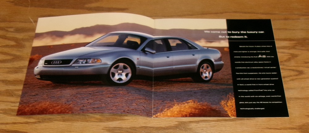 Original 1997 Audi A8 Sales Brochure 97
