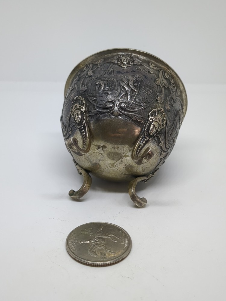 Antique Sterling Silver 925 Small Dutch Bowl