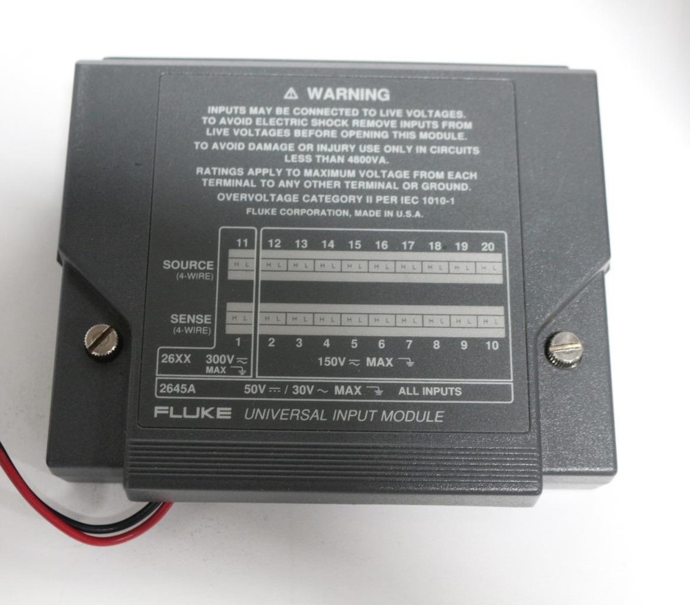 Fluke 2640A / 41A Networked Data Acquistion Unit w/2645A Universal Input Module