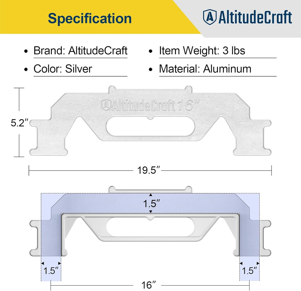Framing Tools - 16″ Framing Stud Layout Tool, Stud Framing Jig for 16 Inch On-Ce