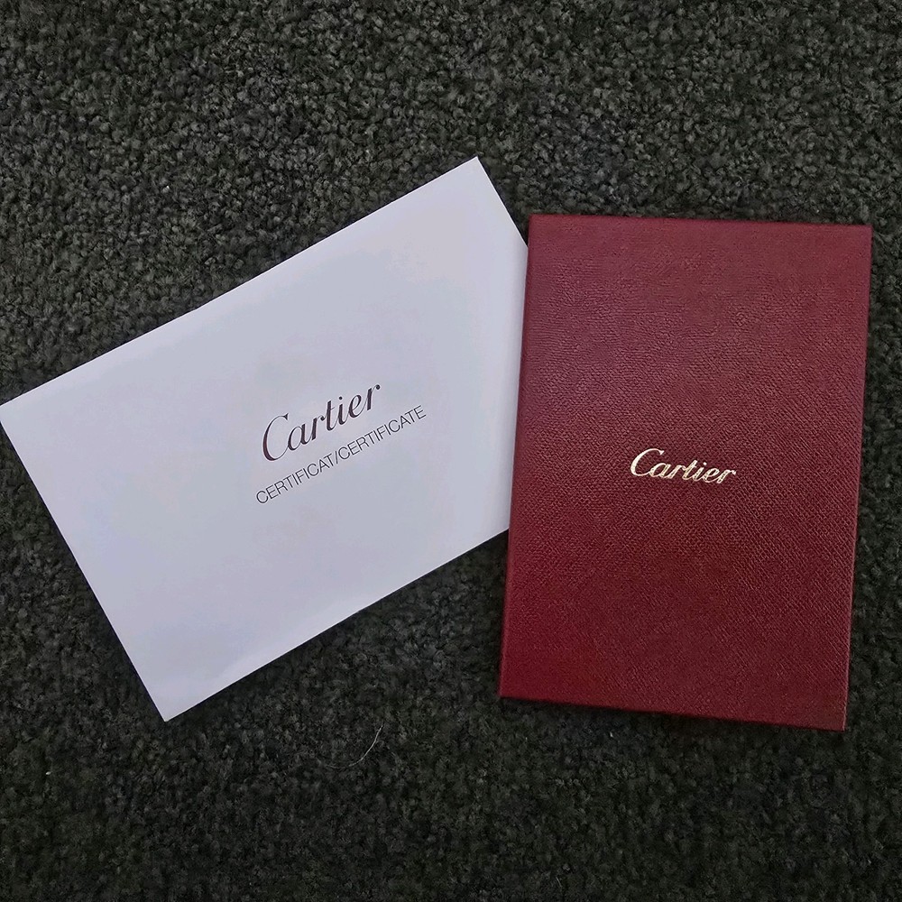Cartier Authentication Certificate