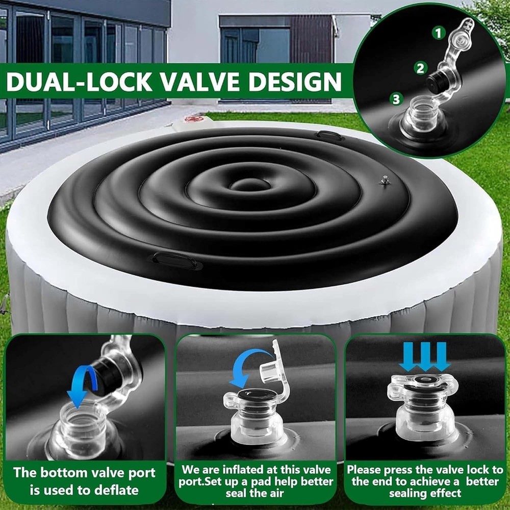 Foldable Rain Cover for Inflatable Hot Tubs