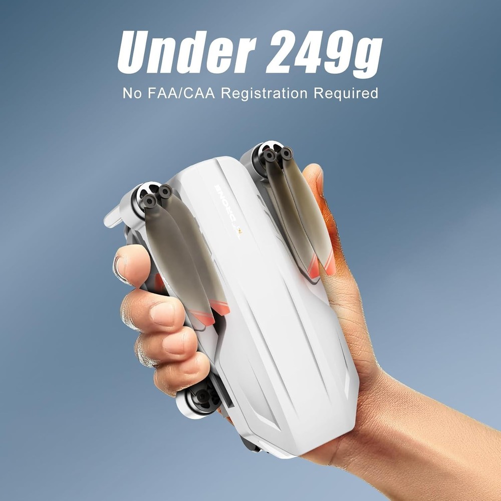 Drones with Camera for Adults 4K, GPS Auto Return, Waypoint Flight, Orbit Fly...