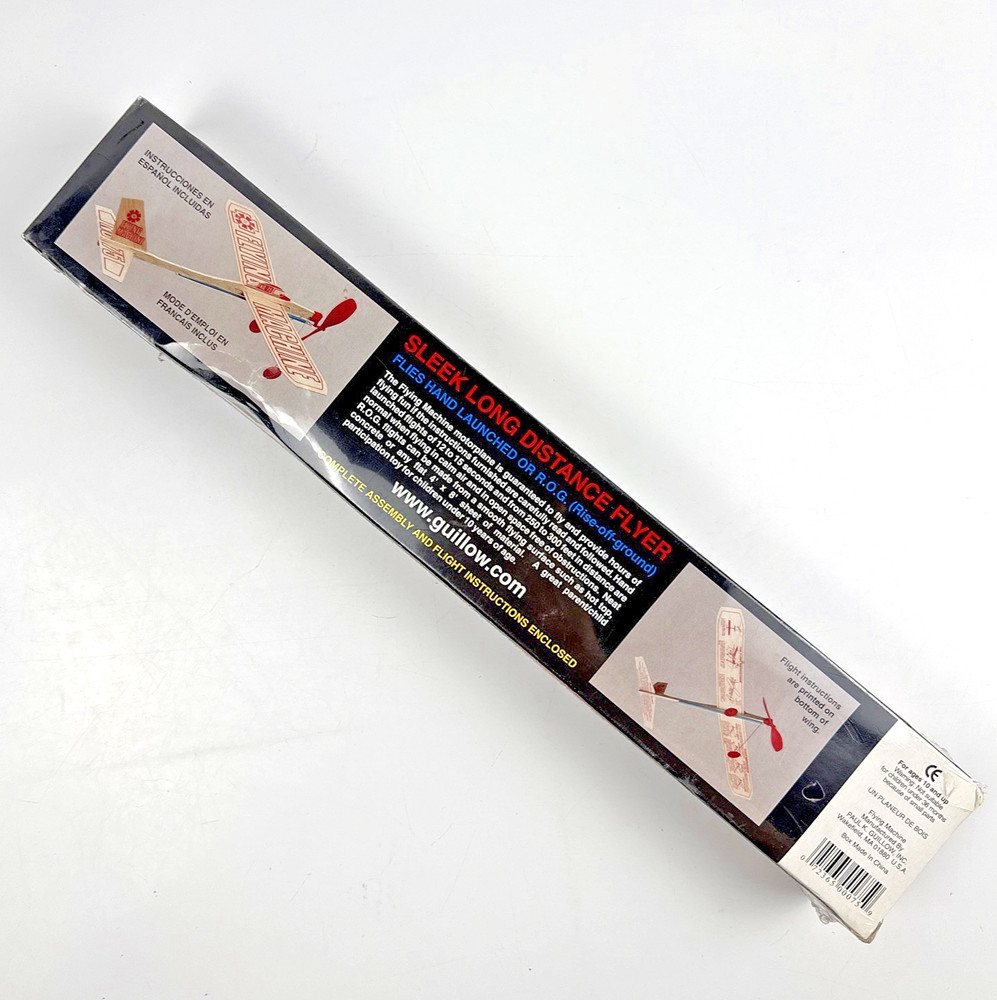Guillow’s Propeller Powered Flying Machine. 17” Wingspan. New Sealed