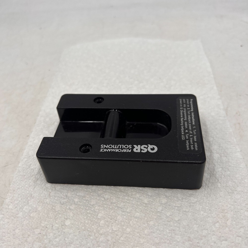 QSR Performance Solutions Drive Thru Belt Pack Programming Station Dock HME