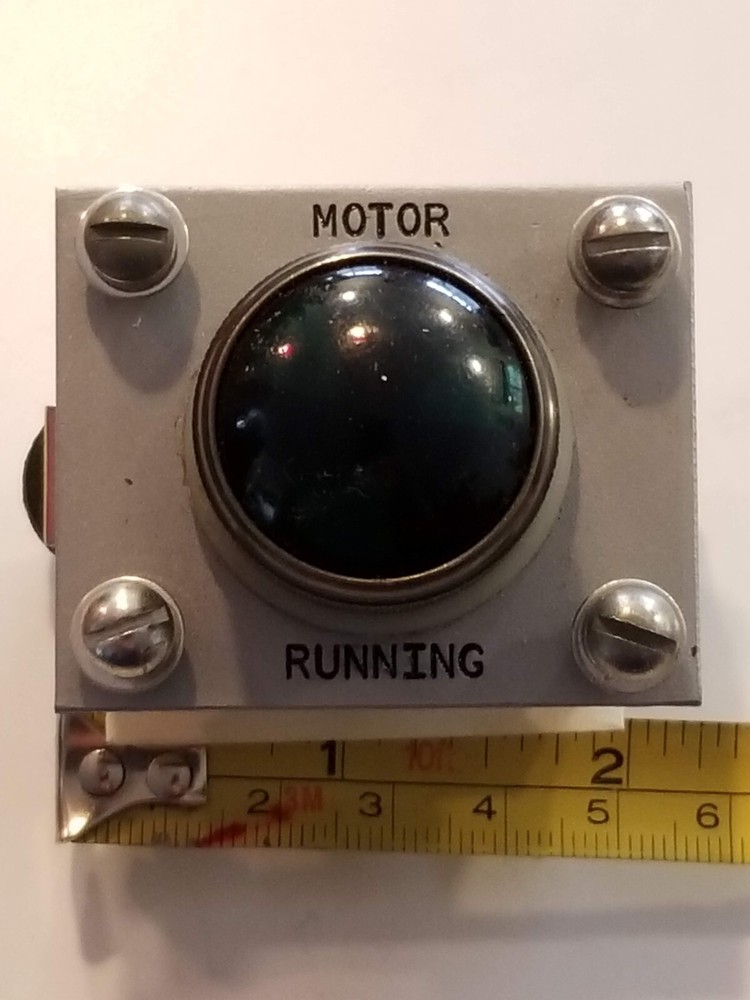 Military Style Indicator Light "Motor Running" Aviation? Steampunk