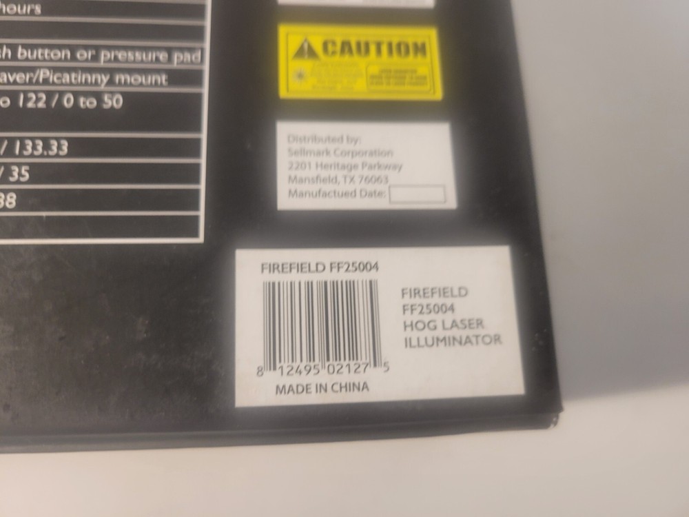 Firefield Speedstrike Green Laser Sight FF25004