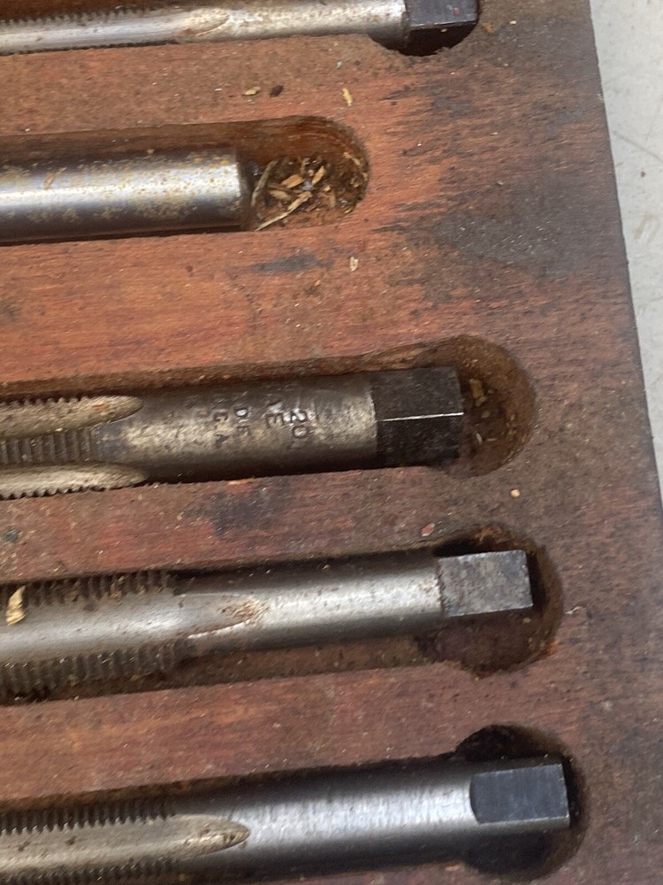 Vintage Tap Set W/ Case