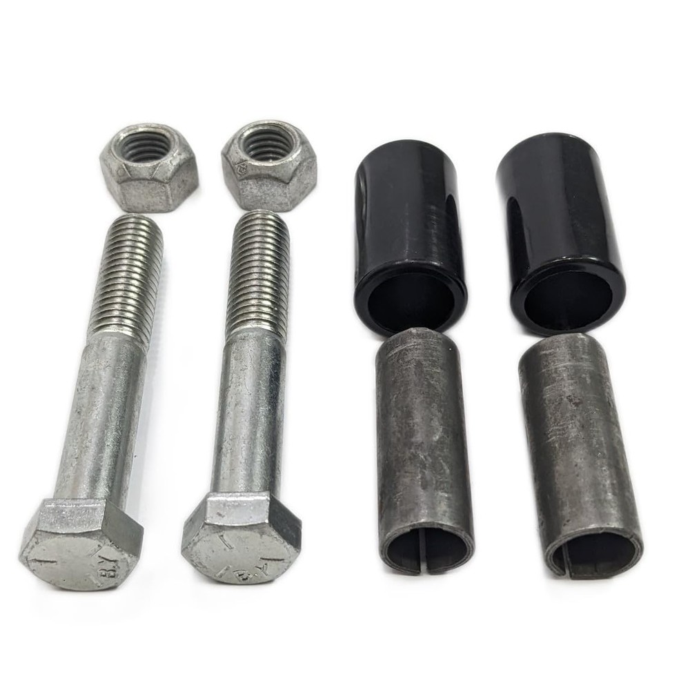 EZ Loader Boat Trailer Leaf Spring Bolt and Bushing Mounting Kit black
