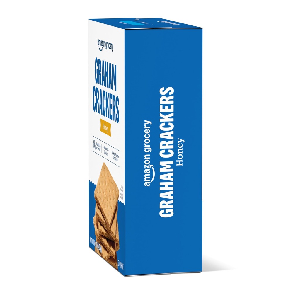 Amazon Grocery, Honey Graham Crackers, 14.4 Oz