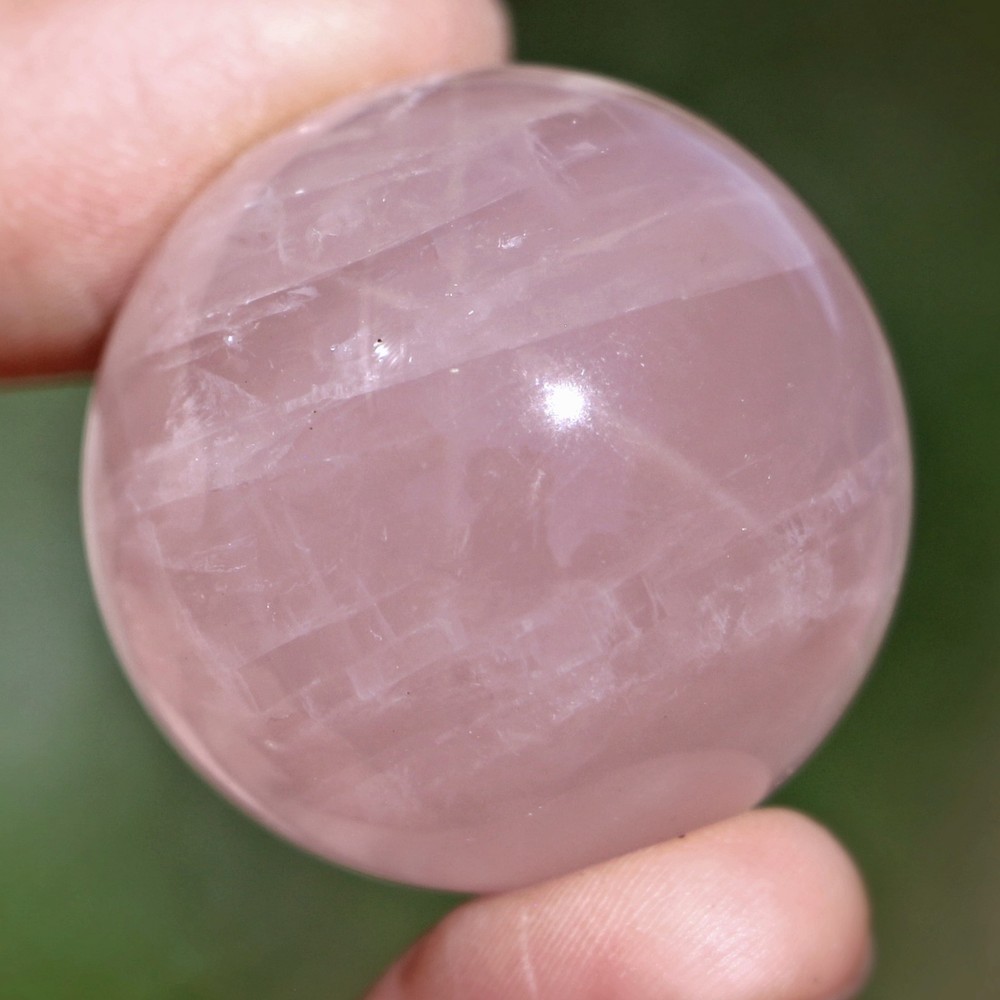 Star Rose Quartz Sphere, Approximately 30 mm (RQ82)
