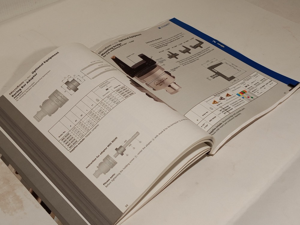 Komet Group General Catalog: Drilling, Boring, Reaming, Threading System Book