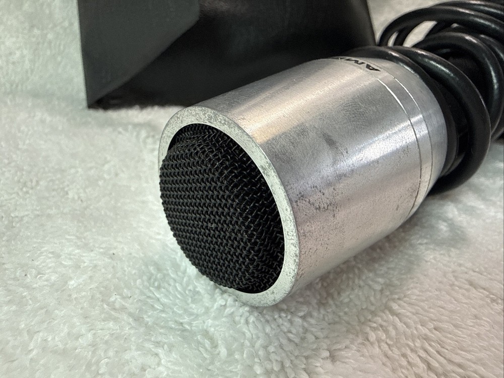 VTG 1960's Ampex Model 2001 Dynamic Microphone Mic w/ Soft Case