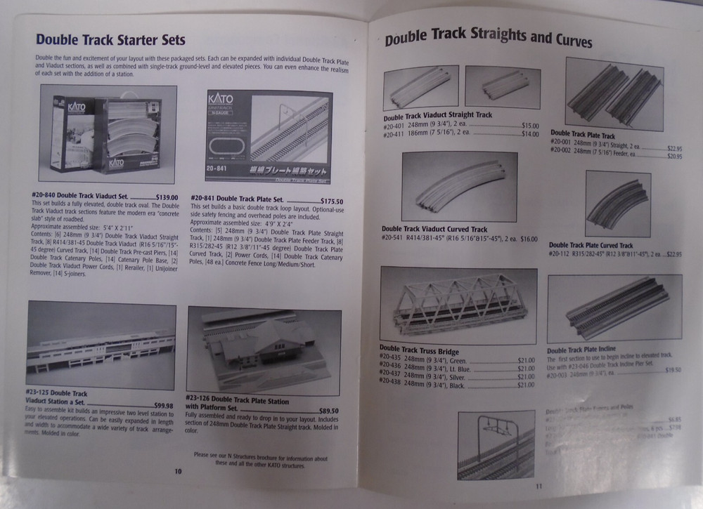 KATO Unitrack 2002 5th Edition Catalog