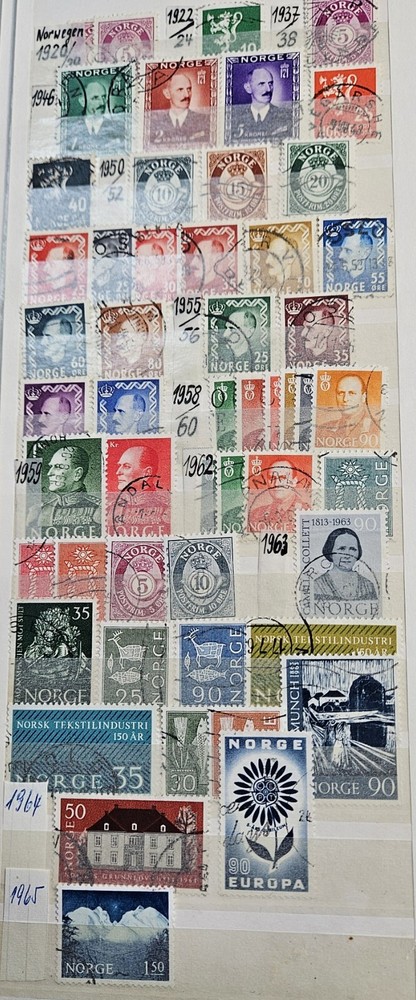Norway Small Collection Used, VF (XG05)