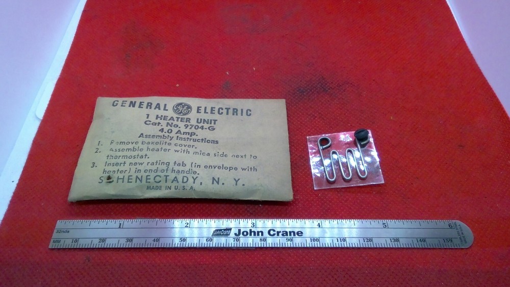 GENERAL ELECTRIC  9704 HEATER ELEMENT/OVERLOAD