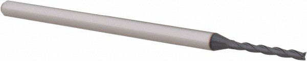 Accupro 1/16", 1/2" LOC, 1/8" Shank, 2-1/2" OAL, 3 Flute, Solid Carbide Squar...