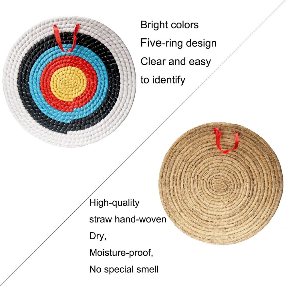 Archery Target - Backyard Straw Archery Target for Recurve Compound or Longbo...